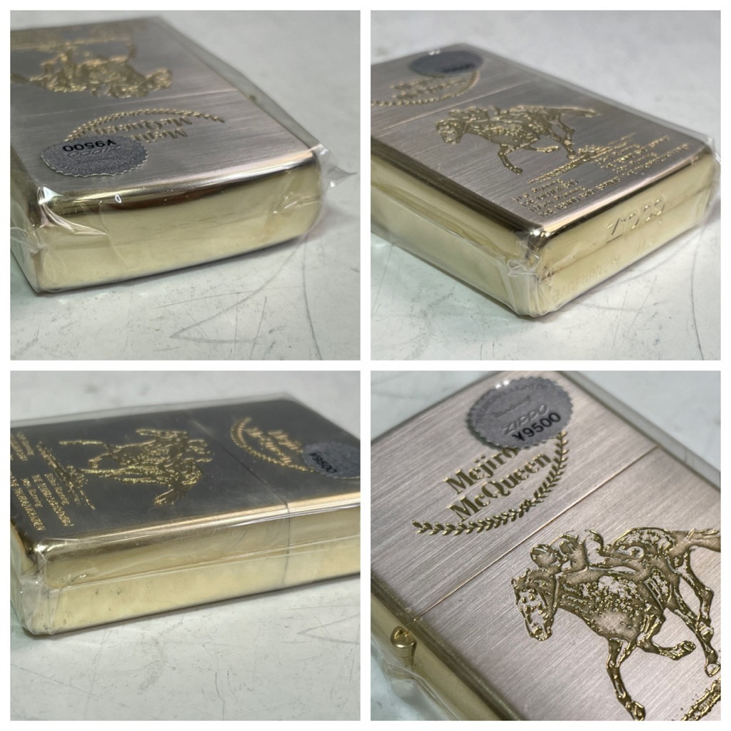 未使用品 1994年 ZIPPO ジッポ メジロマックイーン 木箱 競馬 未使用品 1994年 ZIPPO ジッポ メジロマックイーン 木箱 競馬