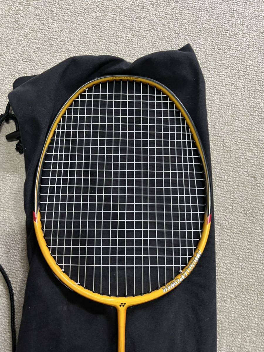 極美品 マッスルパワー90 3UG5 YONEX バドミントンラケット 希少 名機