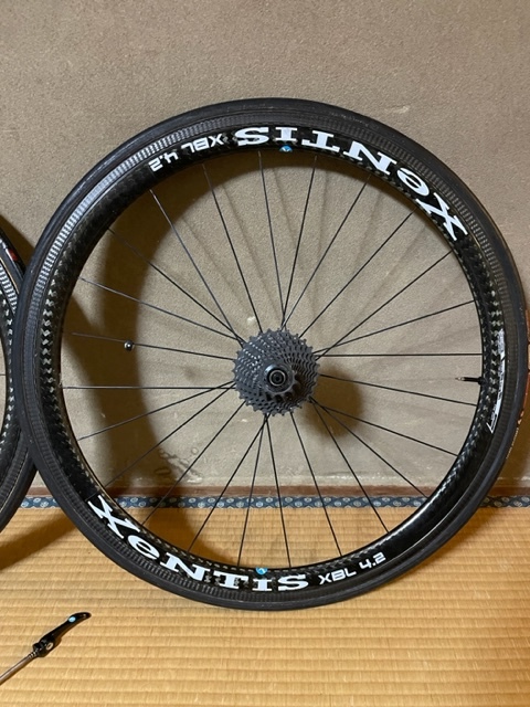 Xentis xentis ゼンティス xbl 4.2 チューブラー 前後セット 11s