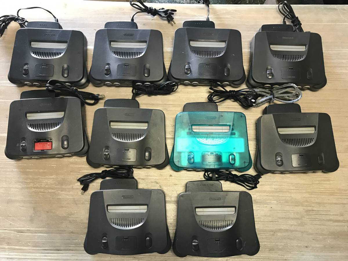 G18◇Nintendo64 本体 10台まとめ 任天堂64 ニンテンドー64 NUS-001【未確認】同梱不可