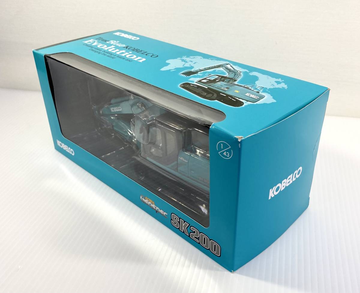 KOBELCO コベルコ SK200 油圧ショベル 1/43 ミニチュア(建設車両、作業 
