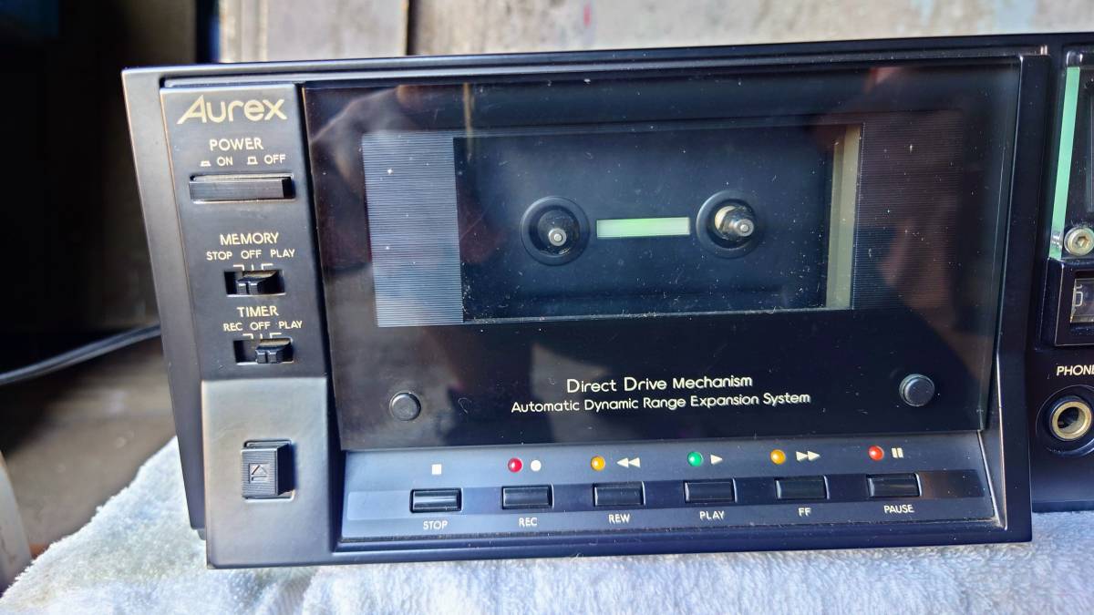 オーレックス Aurex PC-X66AD カセットデッキ 東芝 deck TOSHIBA⁄Aurex 