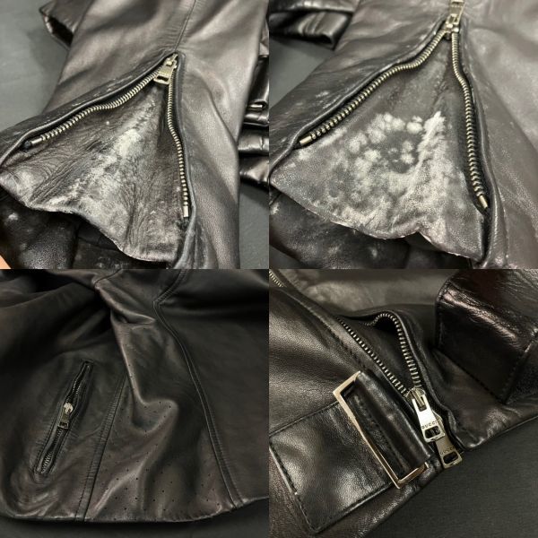 GUCCI グッチ ライダースジャケット レディース サイズ:38(S位) 0