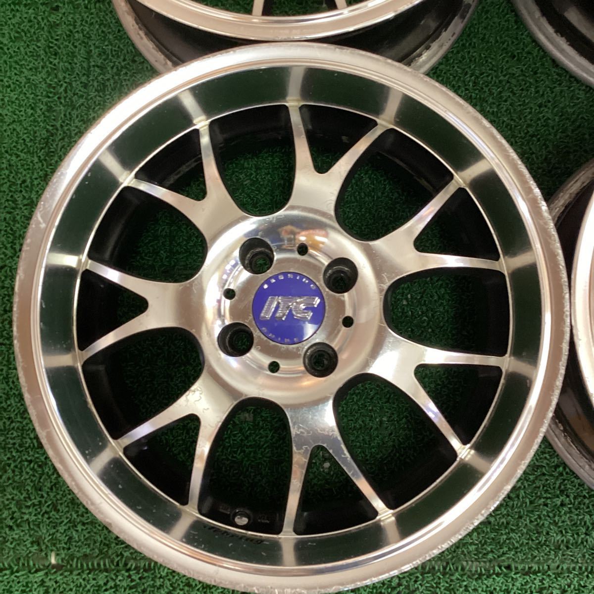タイヤ、ホイール 希少 レイズ ITC セブリング 16×7j+38 4穴 PCD100 4