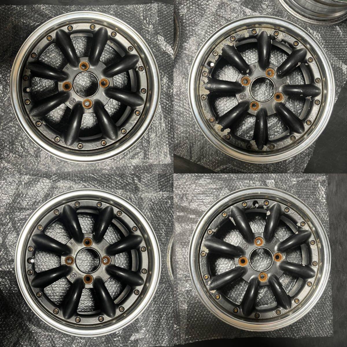 WATANABE ワタナベ RS8 3ピース 15インチ 6.5J（Aディスク）＋21 