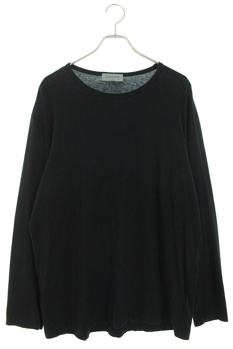 ヨウジヤマモトプールオム YOHJI YAMAMOTO POUR HOMME HD-T03-070 サイズ:3 ラウンドネック長袖カットソー 中古 BS99