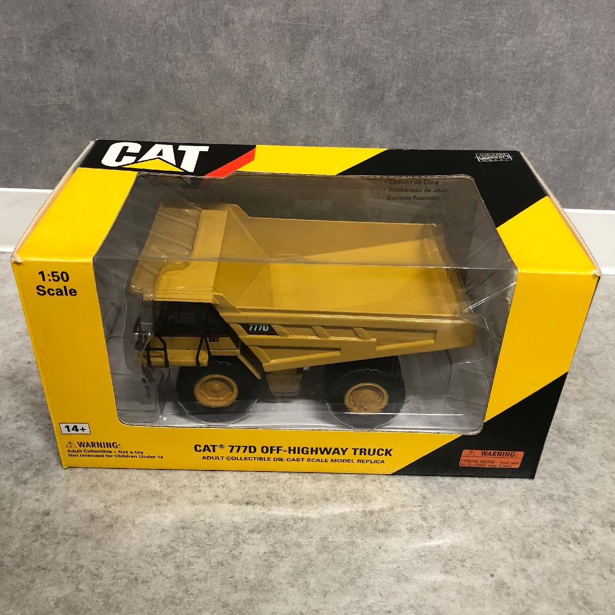 ◎J514 NORSCOT CAT 1:50 スケール 777D OFF-HIGHWAY TRUCK caterpillar キャタピラー ノースコット (rt)