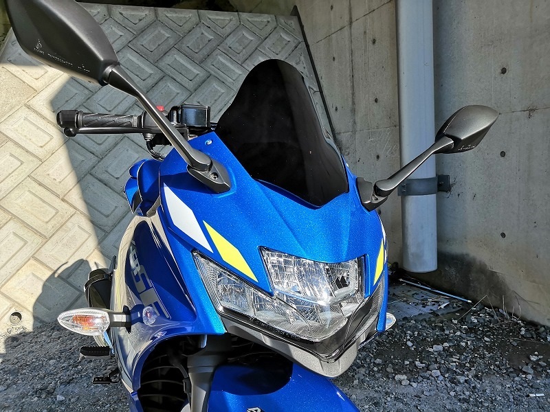 SUZUKI ジクサーSF 150 250 2020～モデル 社外製ダブルバブルフロント