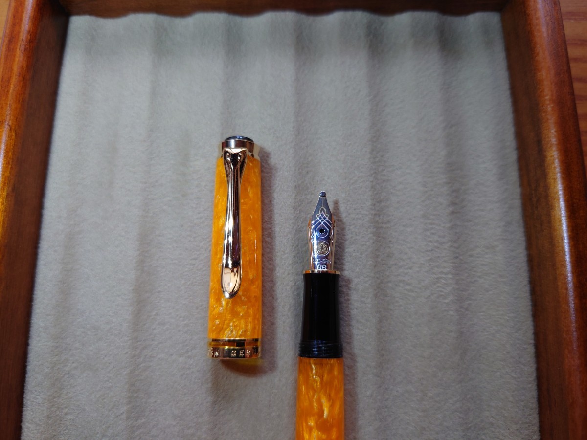 ペリカン M320 Orange 字幅F ペリカン M320 オレンジ BBニブ ワンタイムエディション 長原幸夫氏