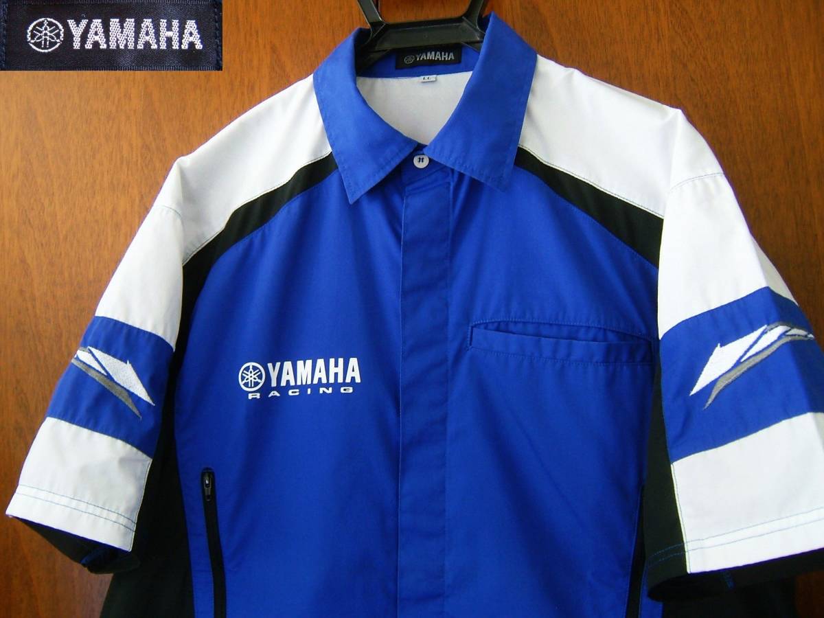 ヤマハ YAMAHA ピットシャツ レーシングシャツ メカニックシャツ 半袖