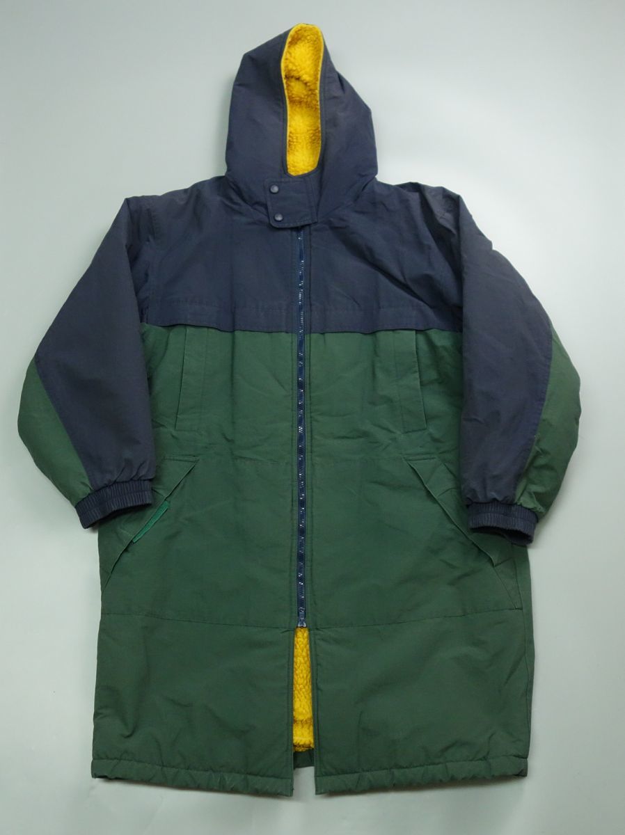 LACOSTE SPORT ラコステ バイカラー 裏ボア フード ロングコート 