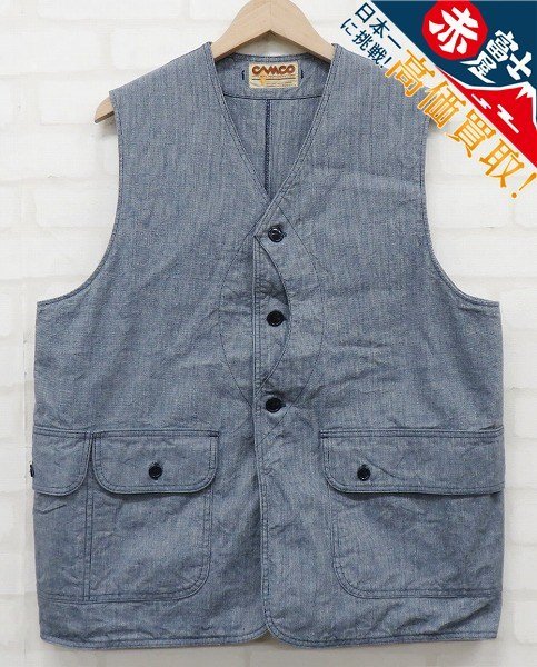 7T5861/CAMCO ピンチェックハンティングベスト カムコ