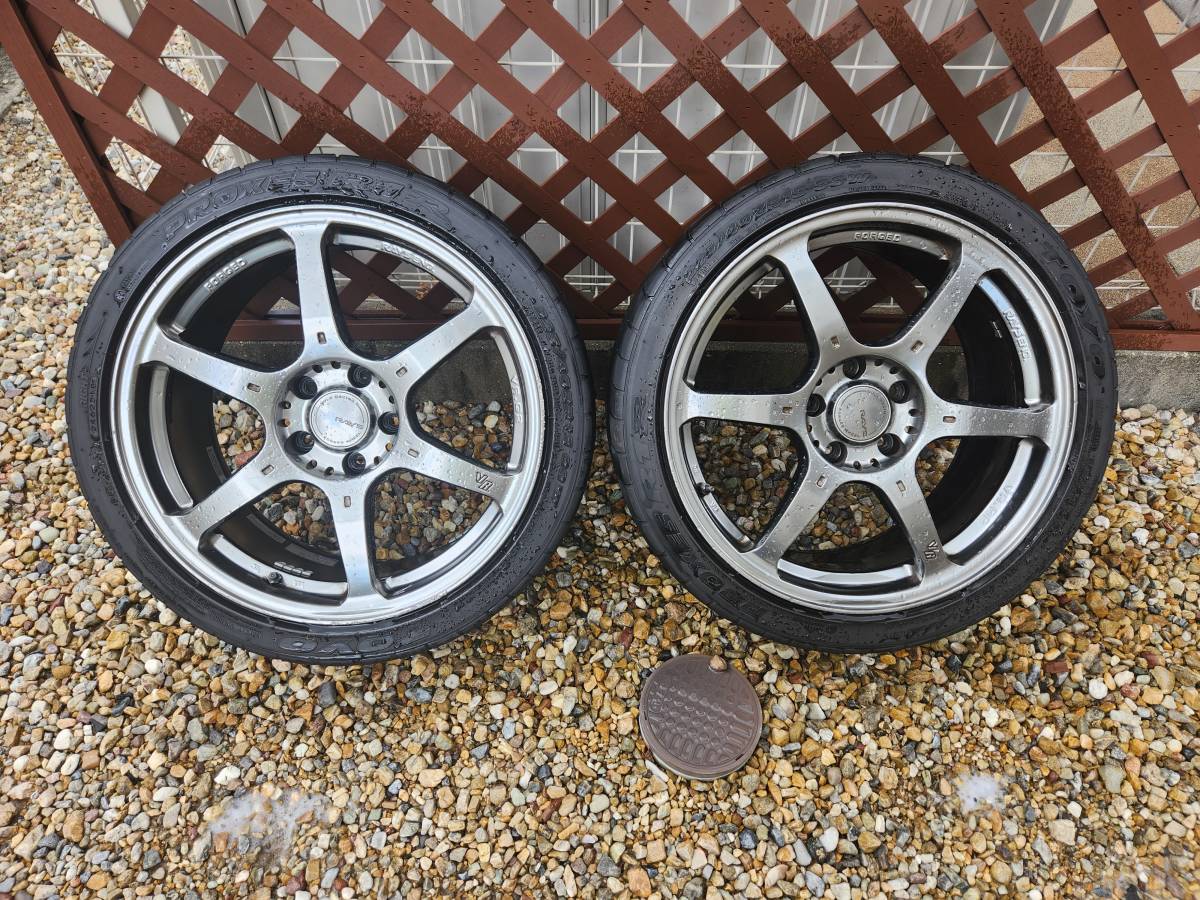 RAYS VOLKRACING VR.G2 8.5J +44 PCD114.3 レイズ 鍛造ホイール 中古2 