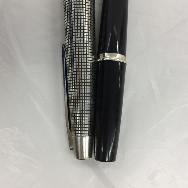 PILOT パイロット 万年筆 エリート スターリングシルバー ペン先 18K