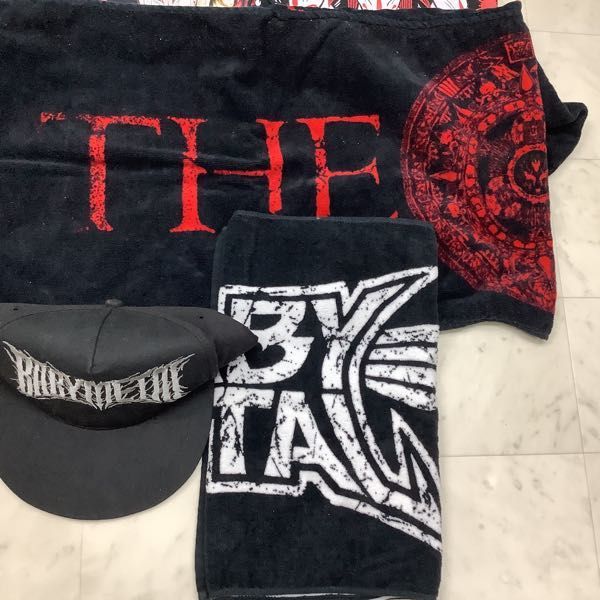 1円〜 訳あり BABY METAL Tシャツ Lサイズ タオル フード付きタオル