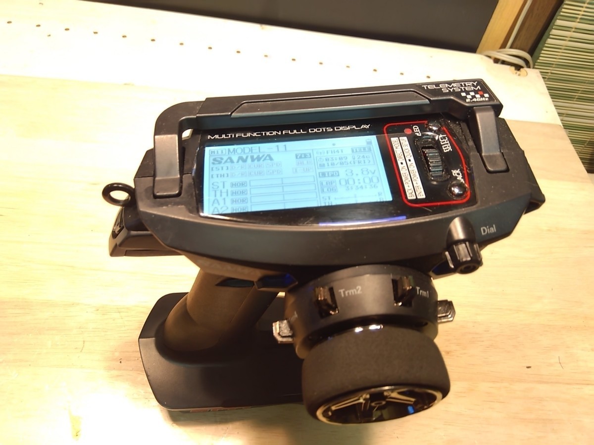 サンワ プロポMT-44 送信機のみ サンワプロポバック付き (中古品