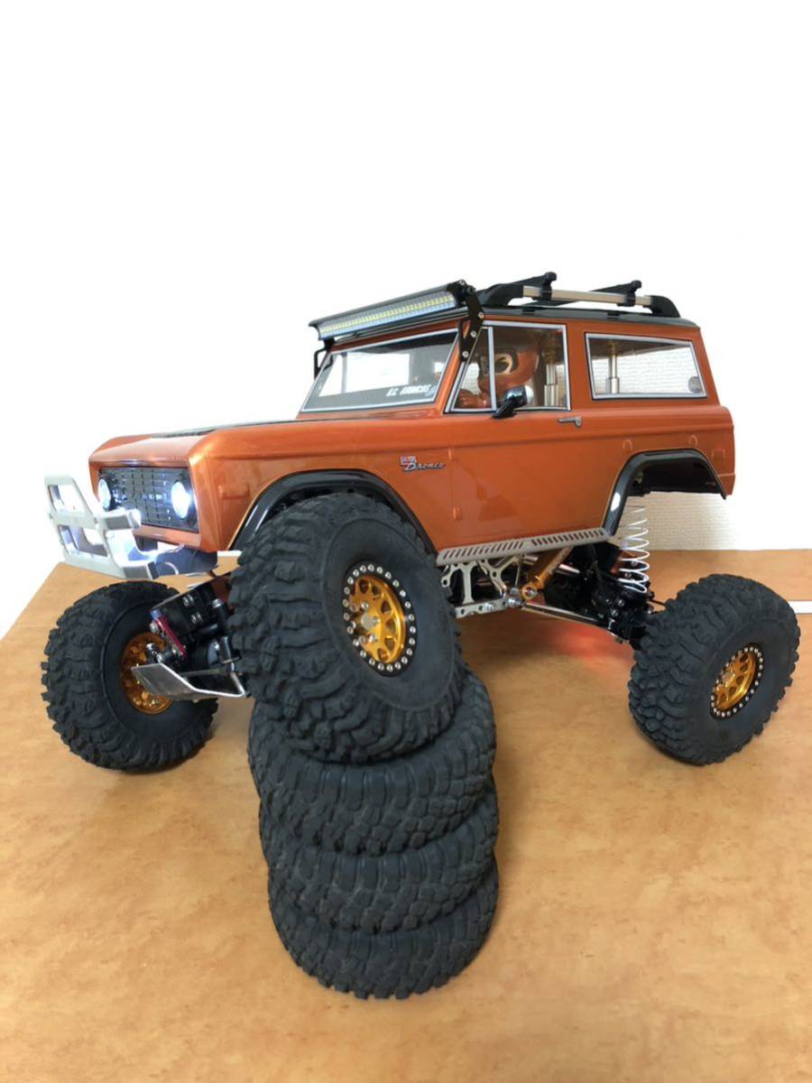 タミヤ CR-01 フォードブロンコボディ ロッククローラー 4WS仕様 オプション多数(検索 トラクサス TRX4 SCX10 1/10 レイス RC4WD など)