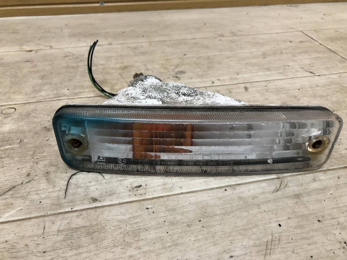⑥ トゥデイ JA4 右フロントウィンカー キズ ネジサビ有 E-JA4 E07A 後期 AT 5ドア カラーG-84P