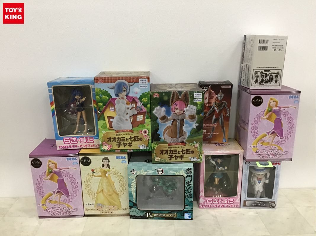 1円〜 同梱不可 ジャンク 一番くじフィギュア等 Re:ゼロから始める異世界生活、名探偵コナン、らきすた他