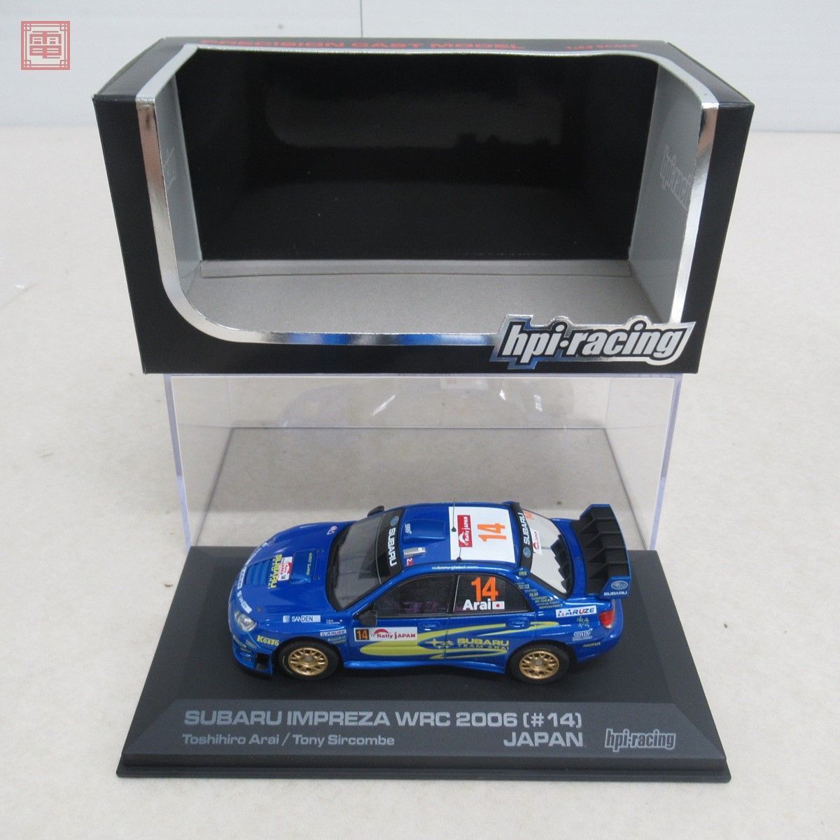 hpiレーシング 1/43 スバル インプレッサ WRC 2006 #14 JAPAN No.947 hpi-racing SUBARU IMPREZA【10