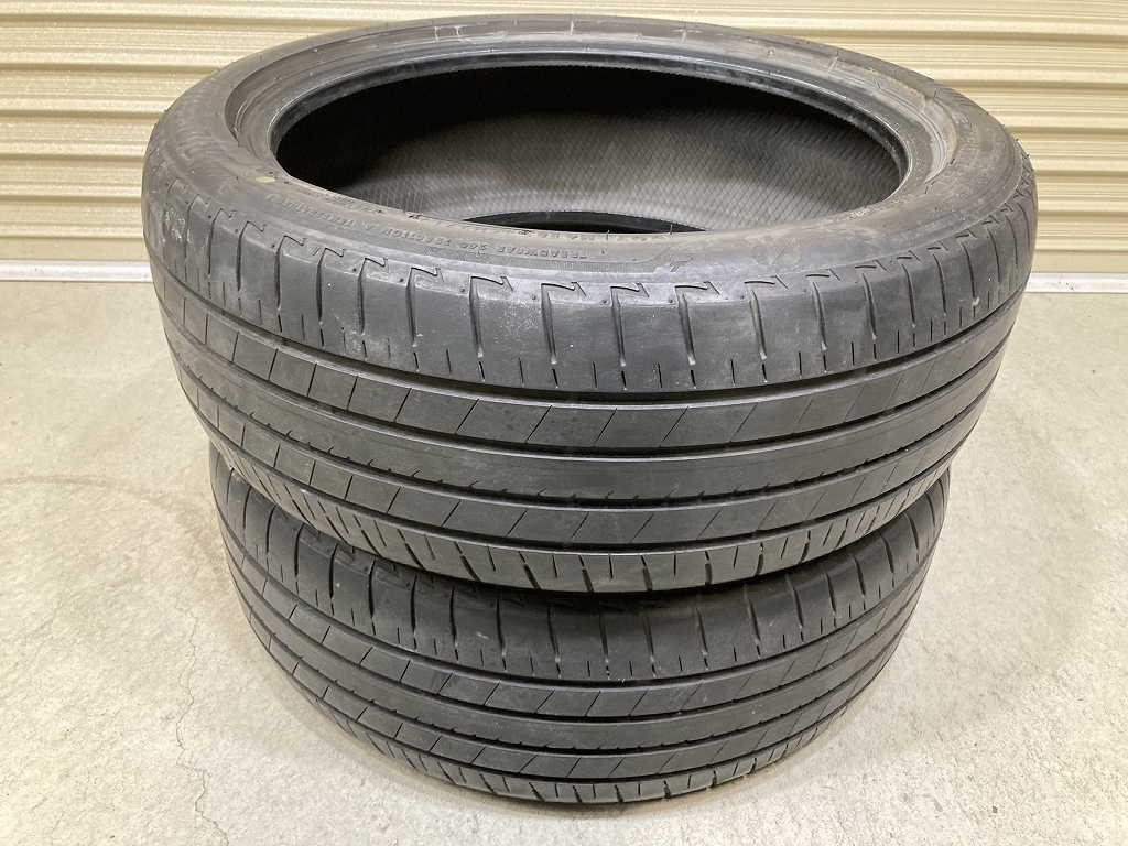 バリ溝 '19年製 BRIDGESTONE TURANZA T005A 225/45R19 2本セット ブリヂストン トランザ (YU1172)