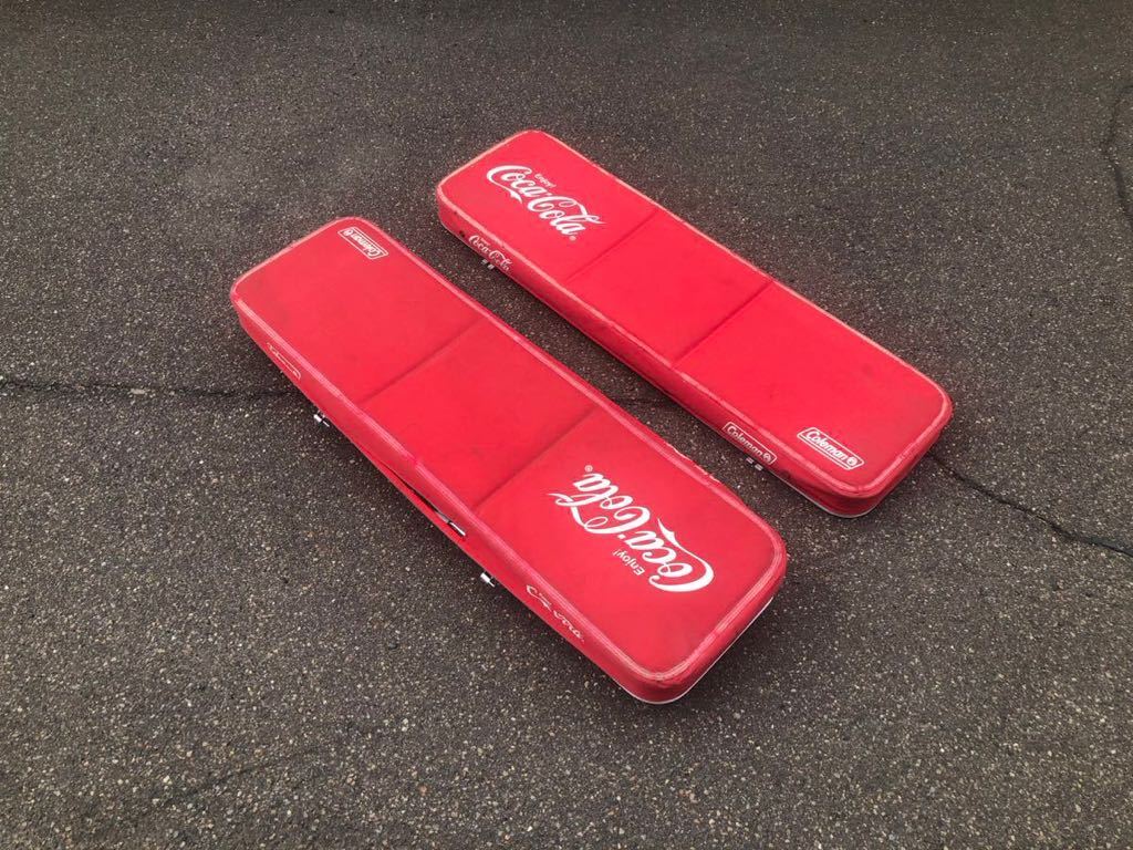 希少 非売品 コールマン コカ・コーラ コラボ ピクニックベンチセット テーブル＆チェア 軽量 アルミ製 Coleman Coca