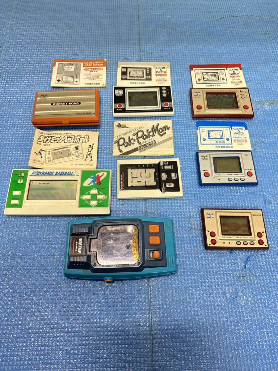  Nintendo GAME WATCH ドンキーコング DK-52 タートルブリッジ TL-28 OC-22 FIRE RC-04 HM-06 まとめ レトロゲーム 当時物 任天堂ゲーム(ゲームウォッチ)｜売買されたオークション情報、yahooの商品情報をアー ゲームウォッチ