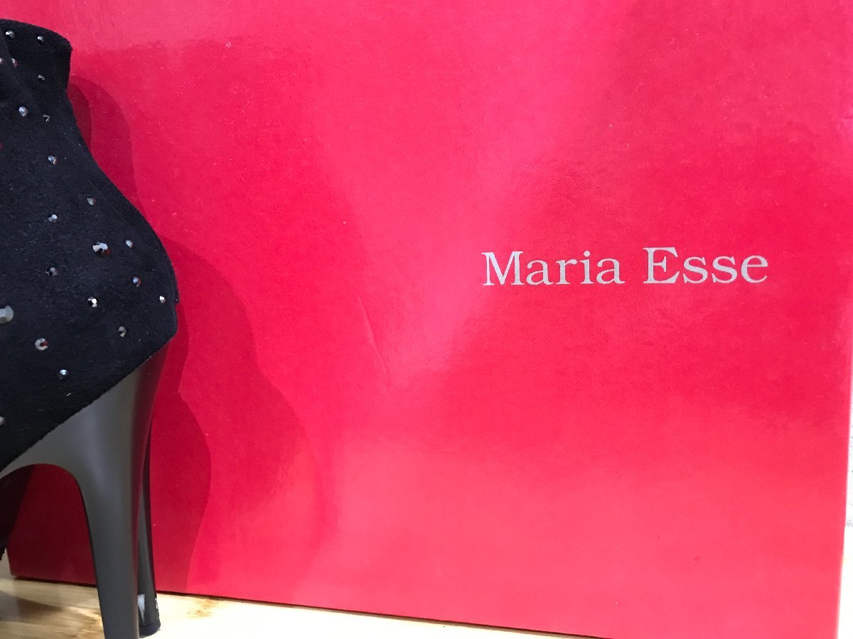 Maria Esse(マリアエッセ) レディス靴 38 ショートブーツ スワロフスキ 