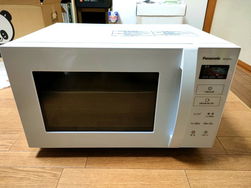 NE-FL100-W Panasonic ホワイト 電子レンジ 単機能レンジ パナソニック