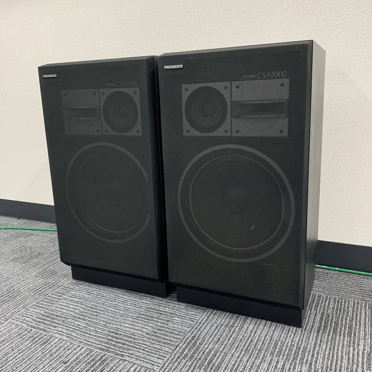 Dr】 Pioneer CS-F9000 スピーカー 動作品 3Way ウーファー エッジ