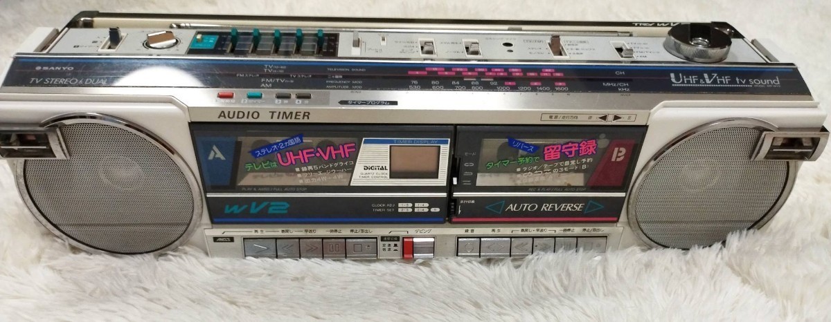 1円～【入手困難】SANYO サンヨー ダブルラジカセ ラジオカセット 