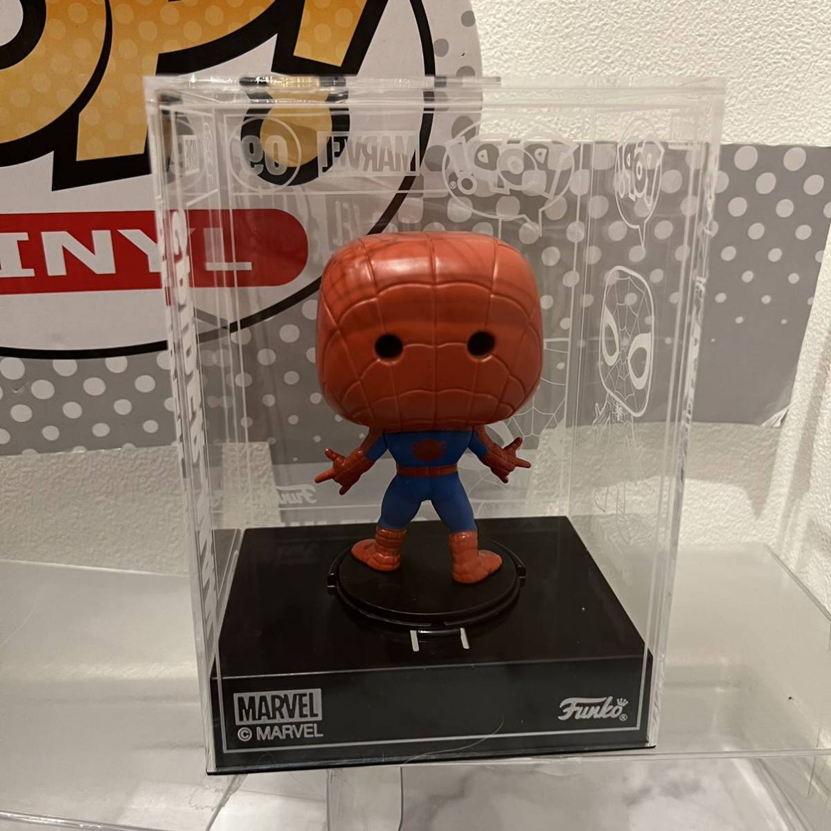 激レア限定FUNKO POP! スパイダーマン ダイキャスト カラーリング版