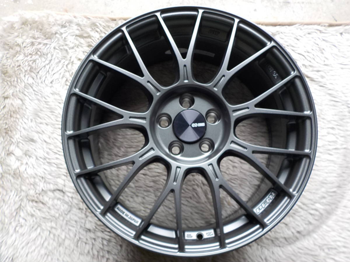 在庫品 ENKEI PFM1 8J INSET48 5-100 Matte Dark Gunmetallic 4本セット