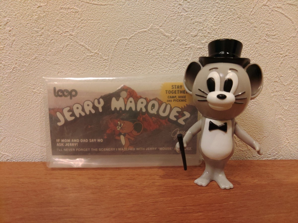 BEAMS別注　ジェリーマルケスくん　ジェリー鵜飼　モノクロバージョン　タグ付き　ソフビ