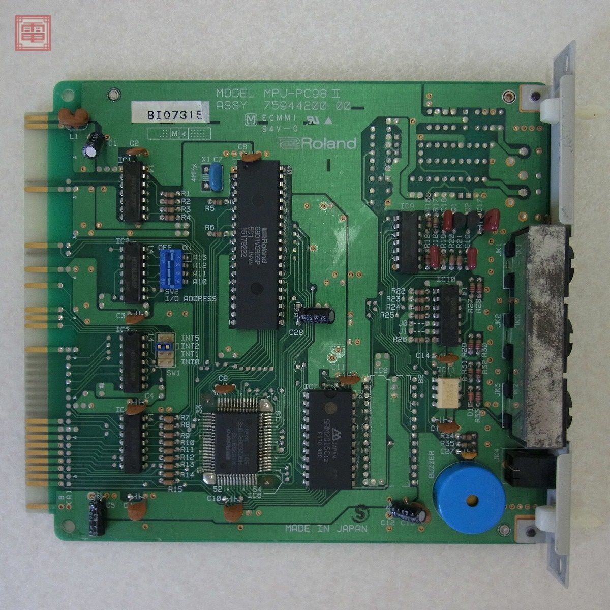 動作確認済】ROLAND MPU-PC98II MIDI音源ボード MPU-PC98II Roland