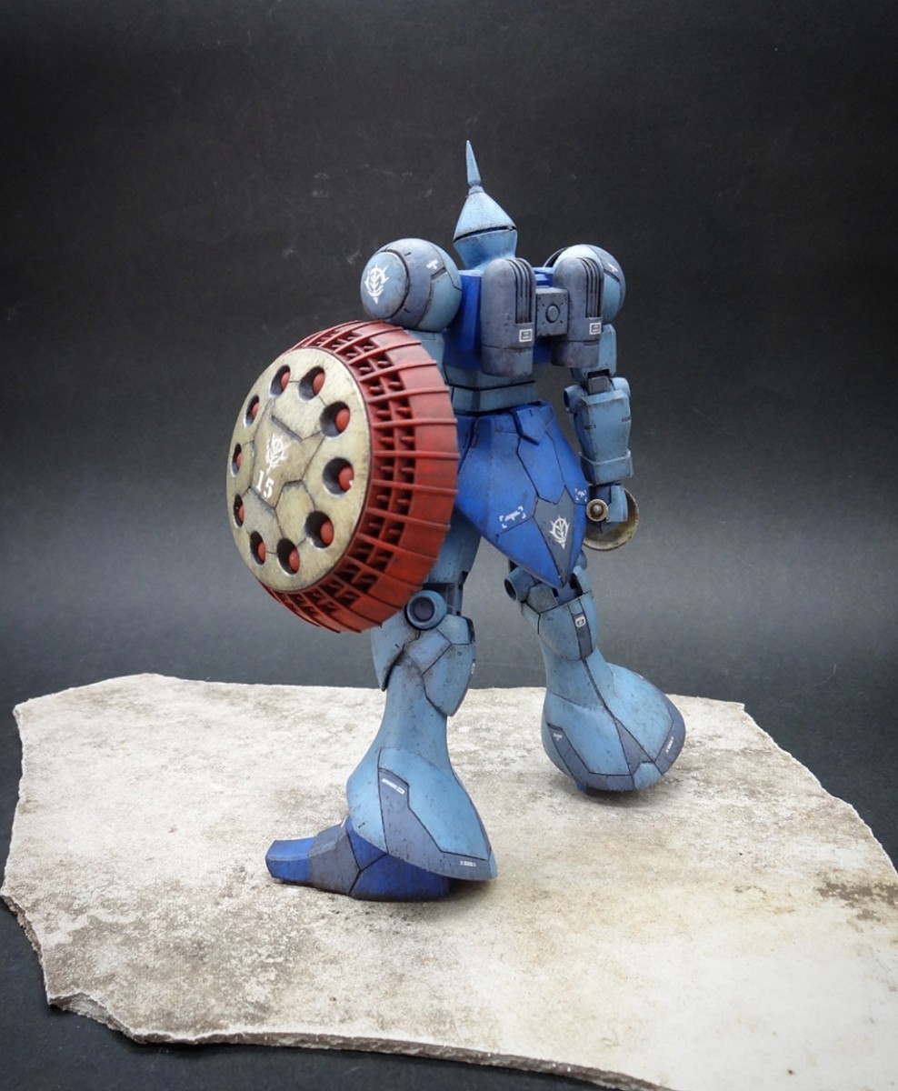 YMS-15 ギャン 徹底改修 塗装済み完成品 HGUC リバイブ ガンプラ完成品 