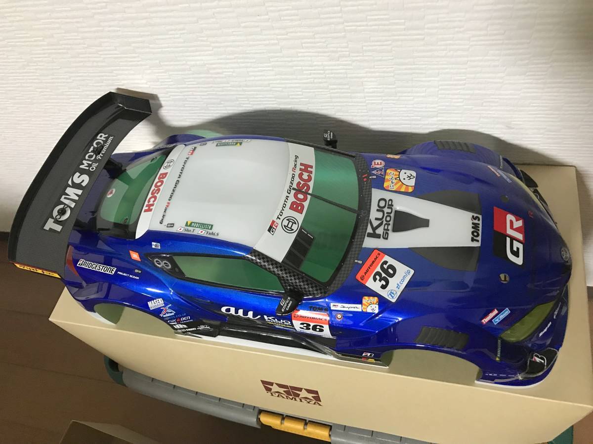 タミヤ 1⁄10RC au TOM'S GR Supra 塗装済みボディ タミヤ 1/10 RC