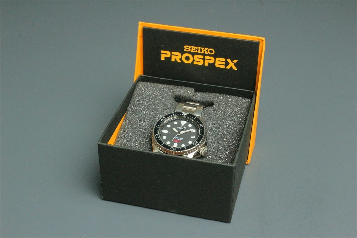 腕時計 セイコー SEIKO PROSPEX PERPETUAL CALENDAR SCUBA 200m 8F35-00A0 ダイバーウォッチ プロスペック 箱付 1912kjz