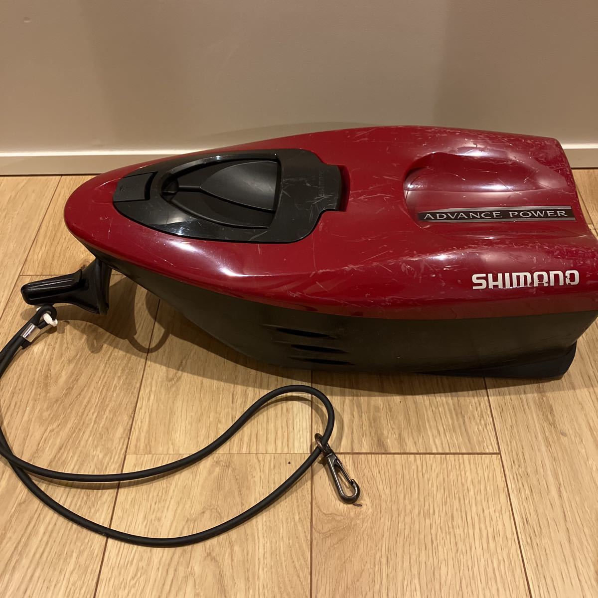 シマノ 引舟 鮎カン アドバンスパワー HI-042P レッド オトリ缶 オトリ  