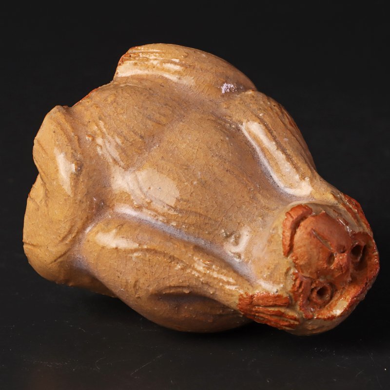 古美味】十一代坂高麗左衛門 萩焼申香合 茶道具 保証品 gD3T