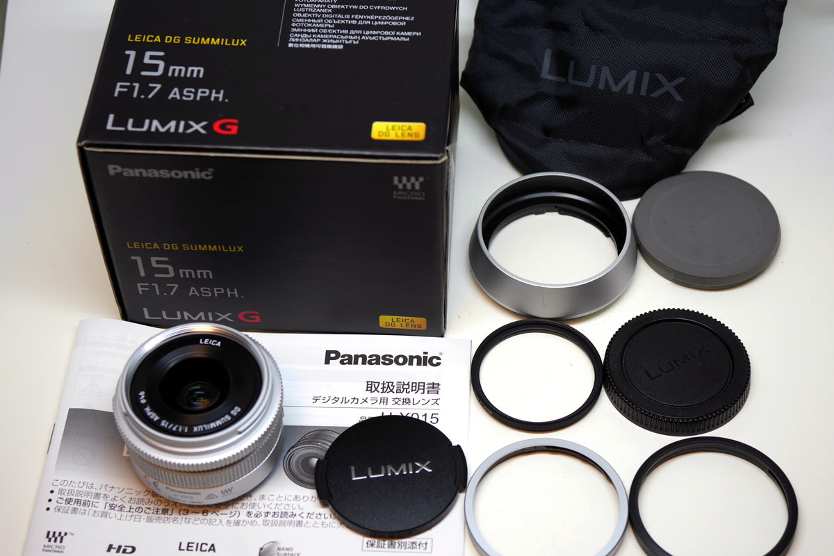 LEICA DG 15mm f1.7 ASPH. m4/3マウント