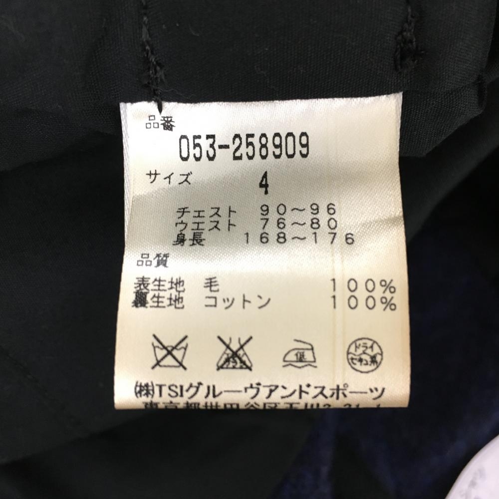 超美品】パーリーゲイツ×HarrisTweed ベスト ネイビー ウール100