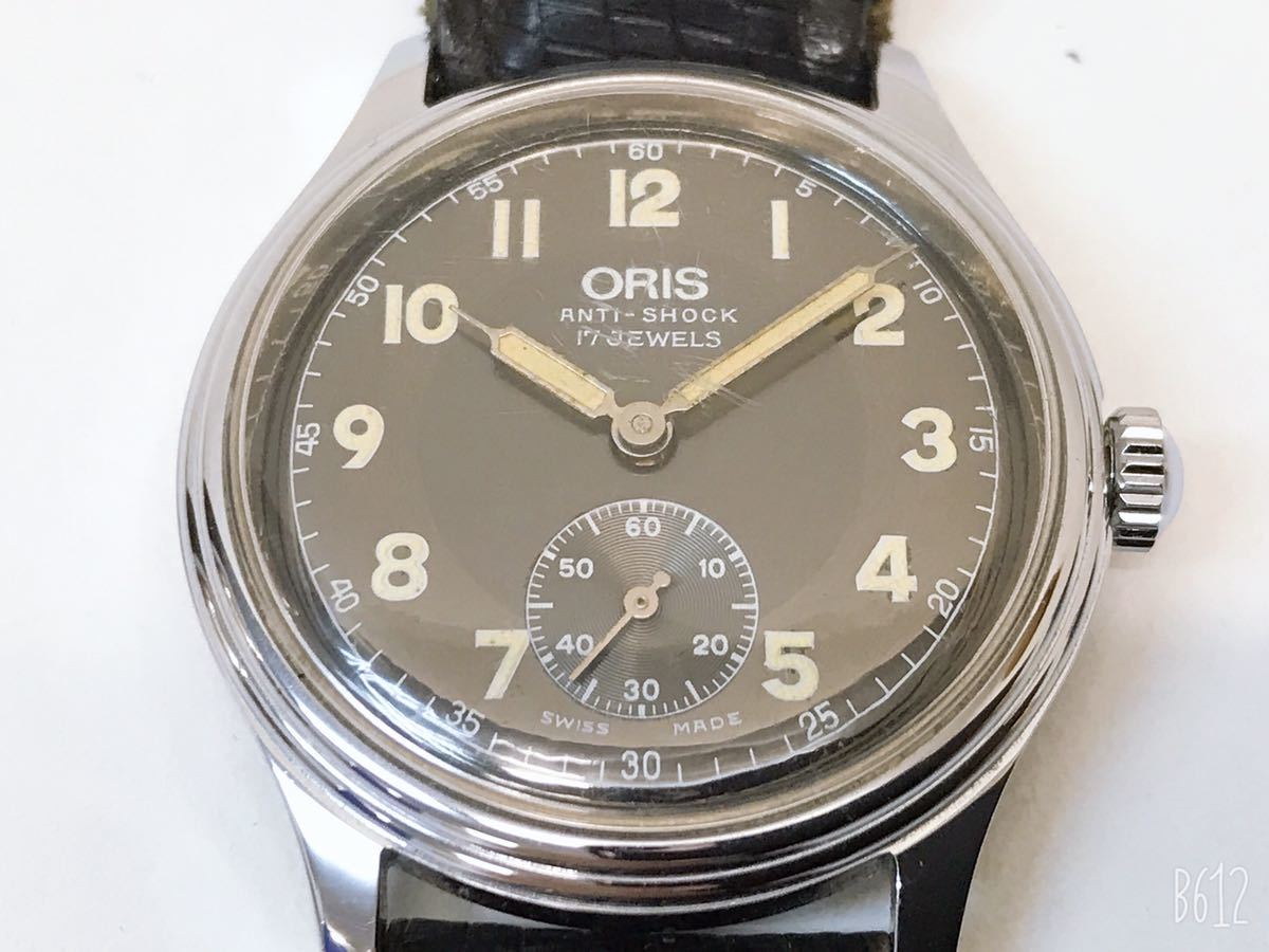 中古品・可動品】オリスORIS 手巻き腕時計 スモールセコンド ANTI