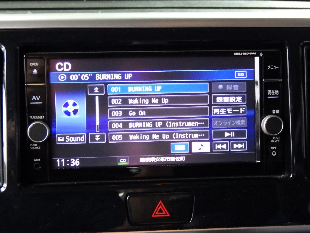 三菱 純正オプション メモリーナビ MM318D-WM MZ609755NP DVD CD 