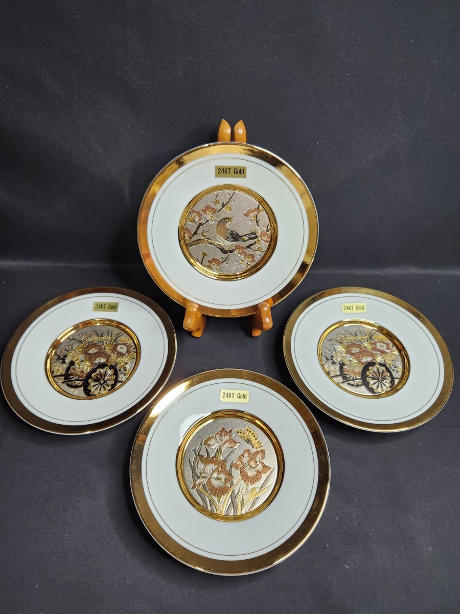  Vintege/彫金24KT 皿 5枚まとめ 金彩 金縁 EIWA 日本製 栄康 食器 高級品(和食器)｜売買されたオークション情報、yahooの商品情報をアーカイブ公開 - オークファン その他