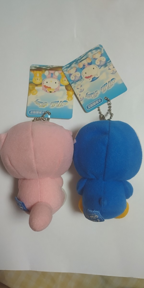 ✨2002年✨レア✨ ハローキティ 水族館限定 ラッコ ペンギン マスコット ハローキティ 水族館限定 ラッコ&ペンギン ぬいぐるみ マスコット S 2002年