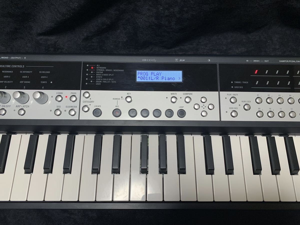 KORG microSTATION 61鍵 美品！ MW1 電源、ペダル、ソフトケース付