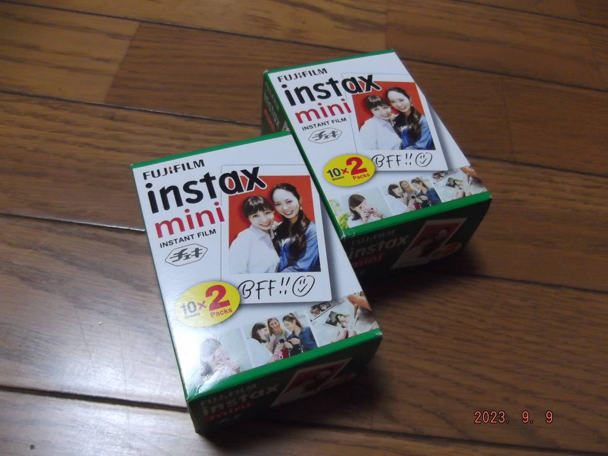 チェキフイルム instax mini 2個入品 2個セット