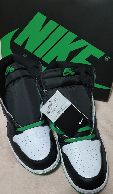 爆買い，正規品 NIKE AIR JORDAN 1 RETRO HIGH OG DZ5485-031ナイキ エア ジョーダン 1 レトロ ハイ オリジナル ブラック/ラッキー グリーン ホワイト(29.5cm)｜売買されたオークション情報、yahooの商品情報をアーカイブ公 29.5cm