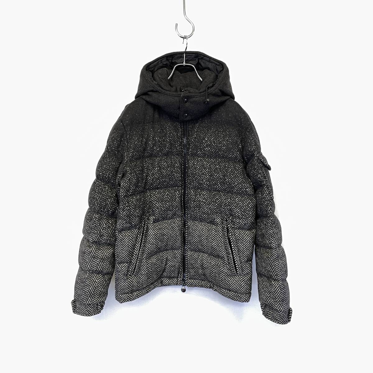 MONCLER モンクレール モンジュネーブル ツイード ダウンジャケット 